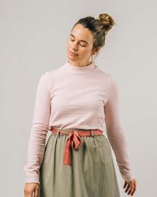 Sundae Long Sleeve T-Shirt Pink via Brava Fabrics