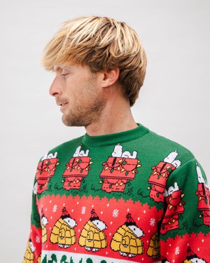 Peanuts Xmas Cotton Sweater Multicolor from Brava Fabrics