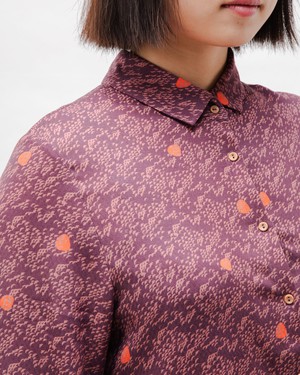 Dusk Viscose Blouse Grape from Brava Fabrics