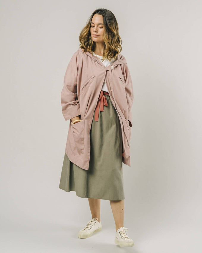 Ischia Oversized Parka Pink from Brava Fabrics