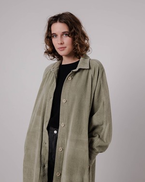 Corduroy Jacket Pale Green from Brava Fabrics