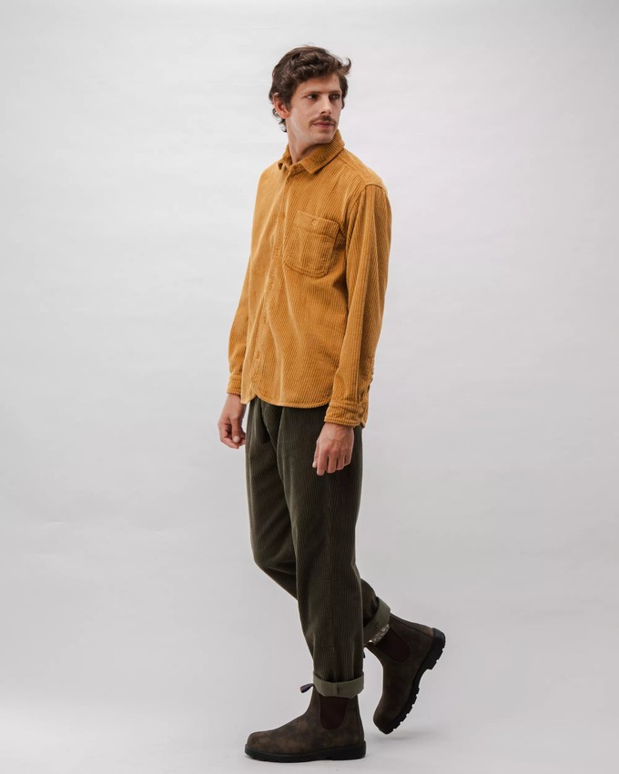 Corduroy Overshirt Camel from Brava Fabrics