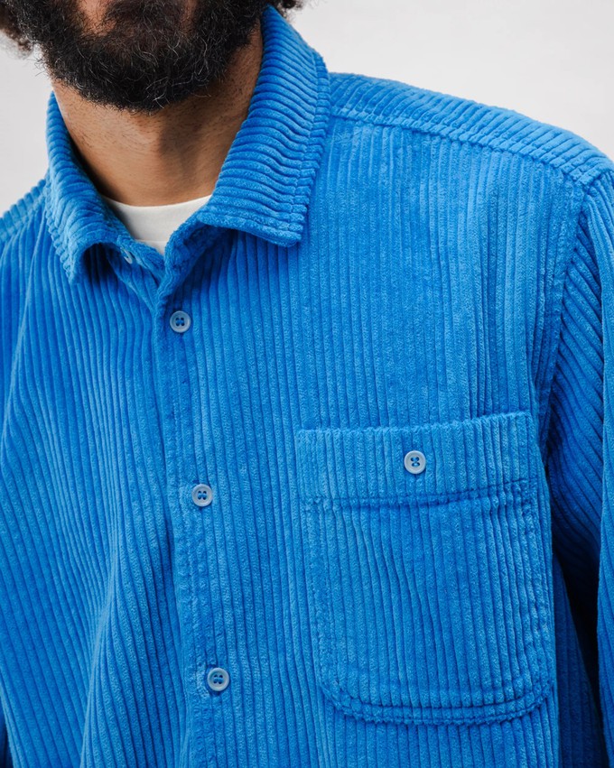 Corduroy Overshirt Blue from Brava Fabrics