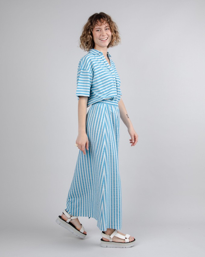 Stripes Long Skirt Blue from Brava Fabrics