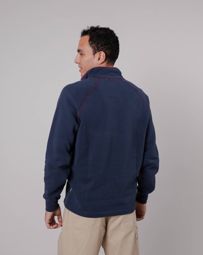 Zip Up Sweatshirt Navy from Brava Fabrics