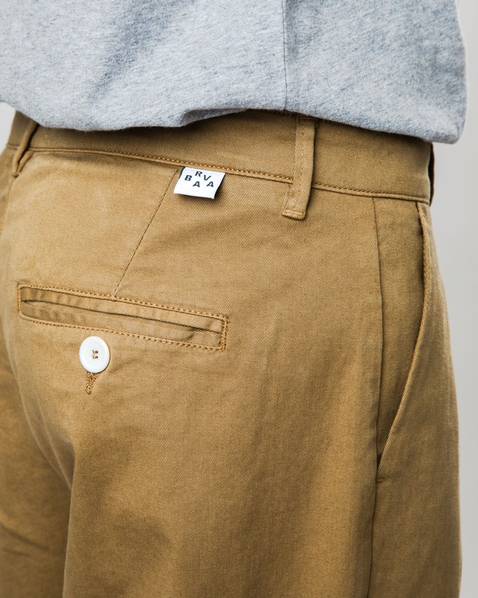 Pleated Chino Camel from Brava Fabrics