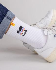 Kodak Socks White via Brava Fabrics