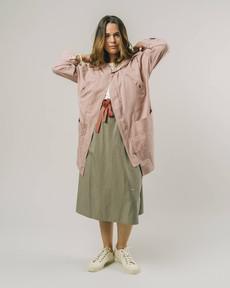 Ischia Oversized Parka Pink via Brava Fabrics