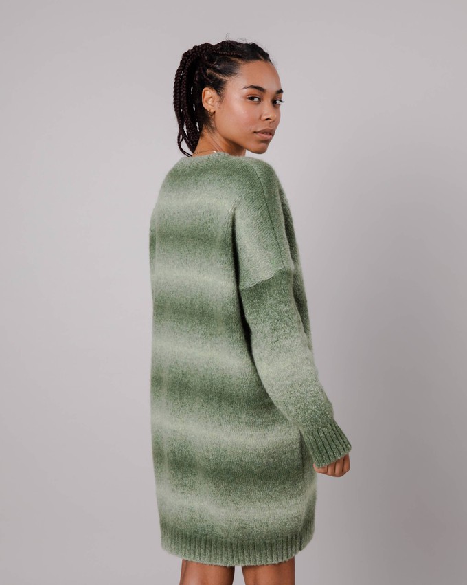 Knitted Alpaca Dress Moss from Brava Fabrics