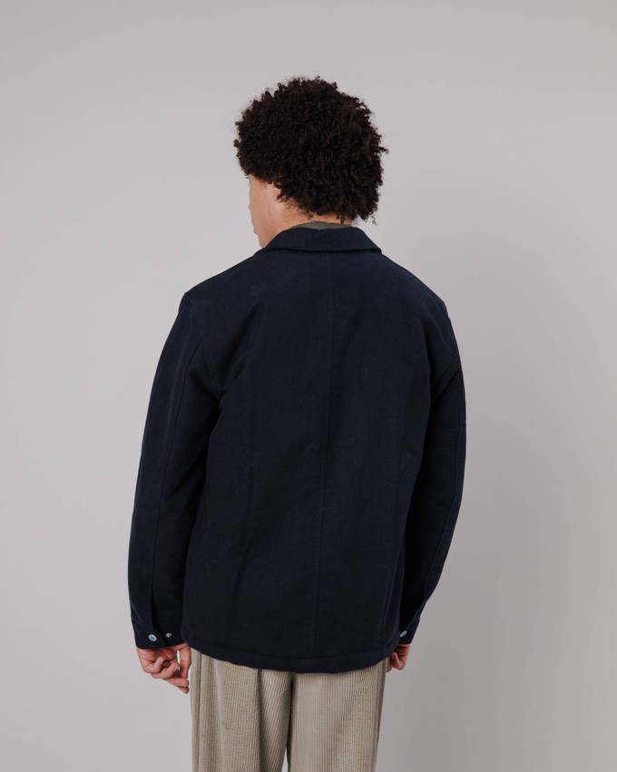 Teddy Jacket Navy from Brava Fabrics