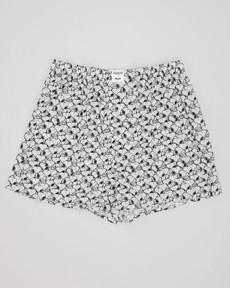 Peanuts B&W Cotton Boxers Ecru via Brava Fabrics