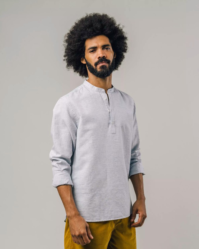 Slub Henley Shirt from Brava Fabrics