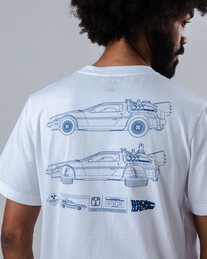 BTTF Blueprint T-shirt Ecru from Brava Fabrics