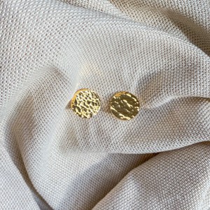 Alejandra Gold Earrings Hammered from Cano