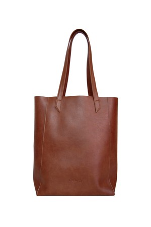 Basic shoulder bag - Hazelnut from CANUSSA