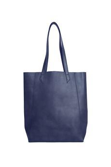 Basic shoulder bag - Navy Blue via CANUSSA