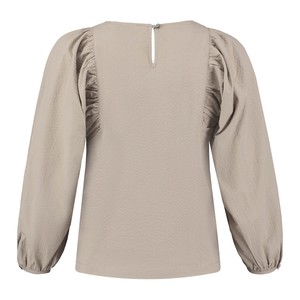 Structured Cotton Puff Sleeves top from Charlie Mary