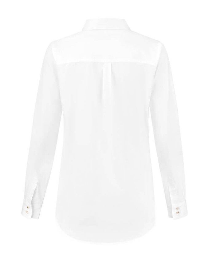 Michelle Shirt White from Charlie Mary