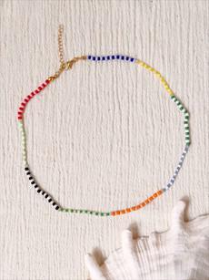 Sun Sparkle Colorful Necklace via Chillax