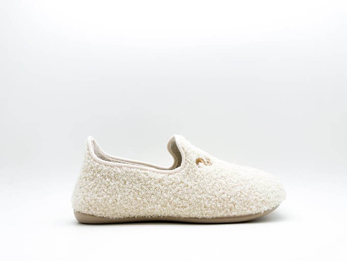 thies 1856 ® Rec Teddy Closed Slipper off white (W/X) from COILEX