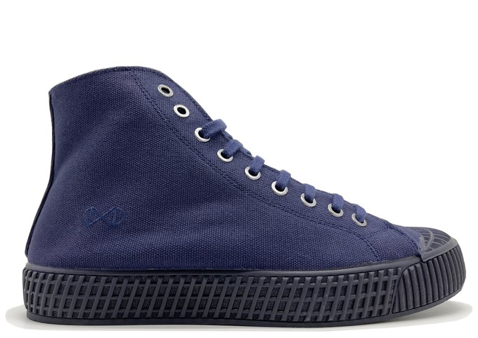 nat-2™ Mono navy (W/M/X) vegan, aus Biobaumwolle, Bambus, Kork, Zuckerrohr und recycled Gummi from COILEX