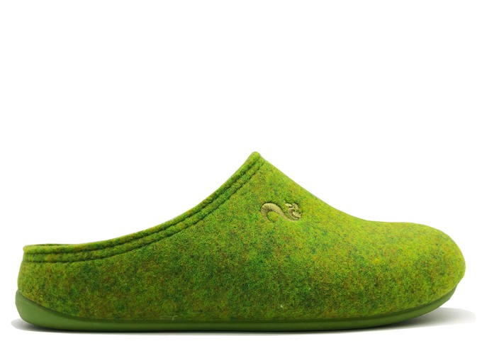 thies 1856 ® Recycled PET Slipper vegan green (W/M) from COILEX