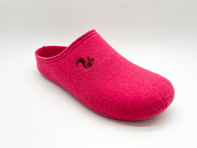 thies 1856 ® Recycled PET Slipper vegan raspberry (W/X) from COILEX