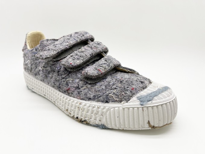 nat-2™ Mover Low Velcro grey (W/M/X) vegan, aus recycelten Textilien from COILEX