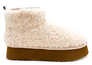 thies 1856 ® Platform Shearling Shorty Boots beige (W) from COILEX