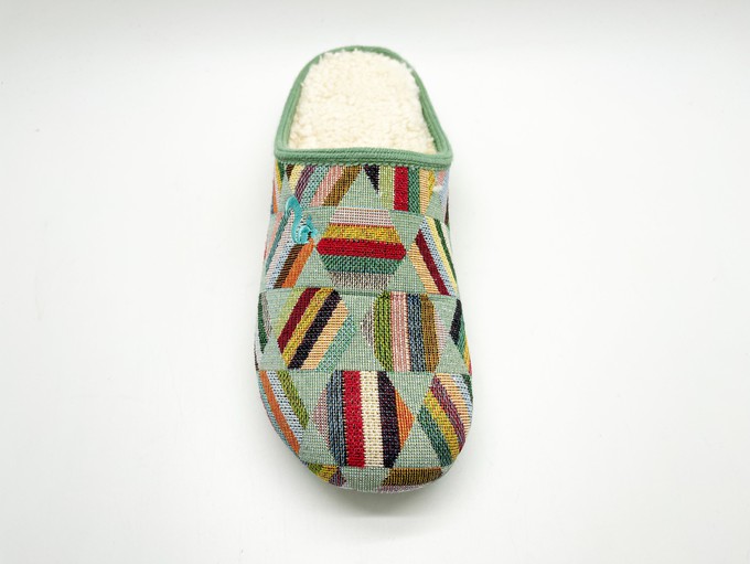 thies 1856 ® Motive Slipper vegan mint multi (W/M) from COILEX