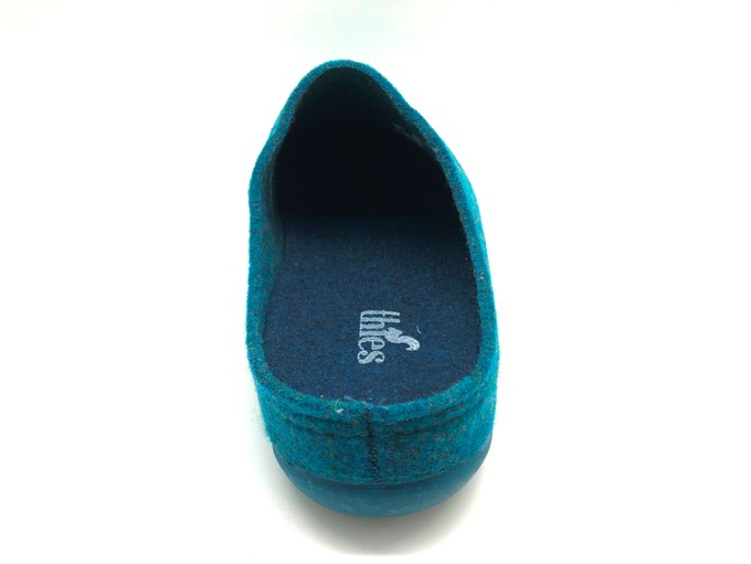 thies 1856 ® Recycled PET Slipper vegan petrol (W) from COILEX