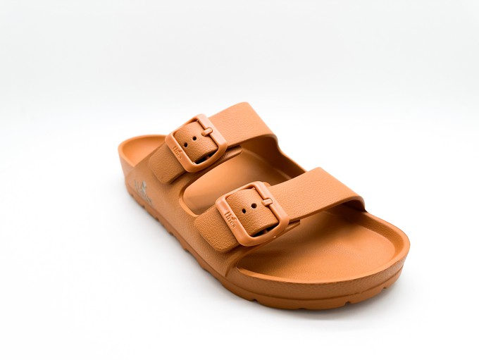 thies 1856 ® Ecofoam Sandal vegan bitter orange from COILEX