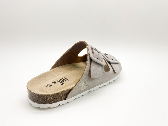 thies 1856 ® Eco Bio Covered Sandal vegan light grey (W/X) from COILEX