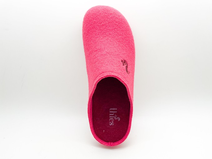 thies 1856 ® Recycled PET Slipper vegan raspberry (W/X) from COILEX