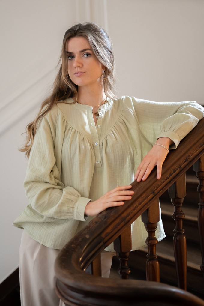 Philou blouse – Lichtgroen from Common & Sense