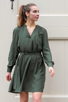 Little green dress via Common & Sense