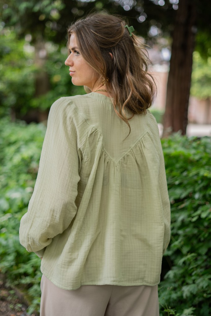 Philou blouse – Lichtgroen from Common & Sense