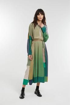 GREEN ROMY VIBRANT DRESS via Cool and Conscious