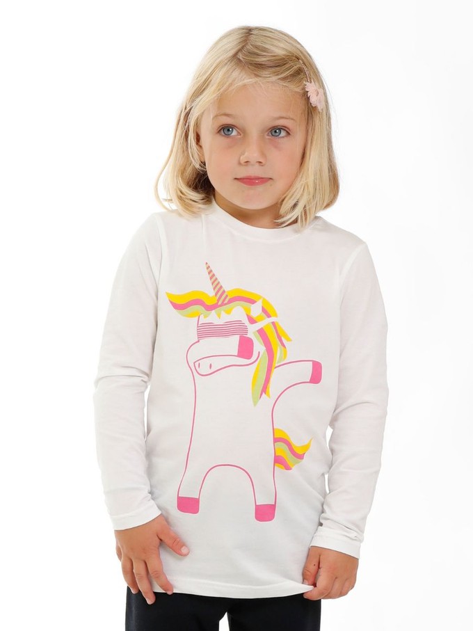 Organic T-Shirt Eucalyptus Aura - unicorn from CORA happywear