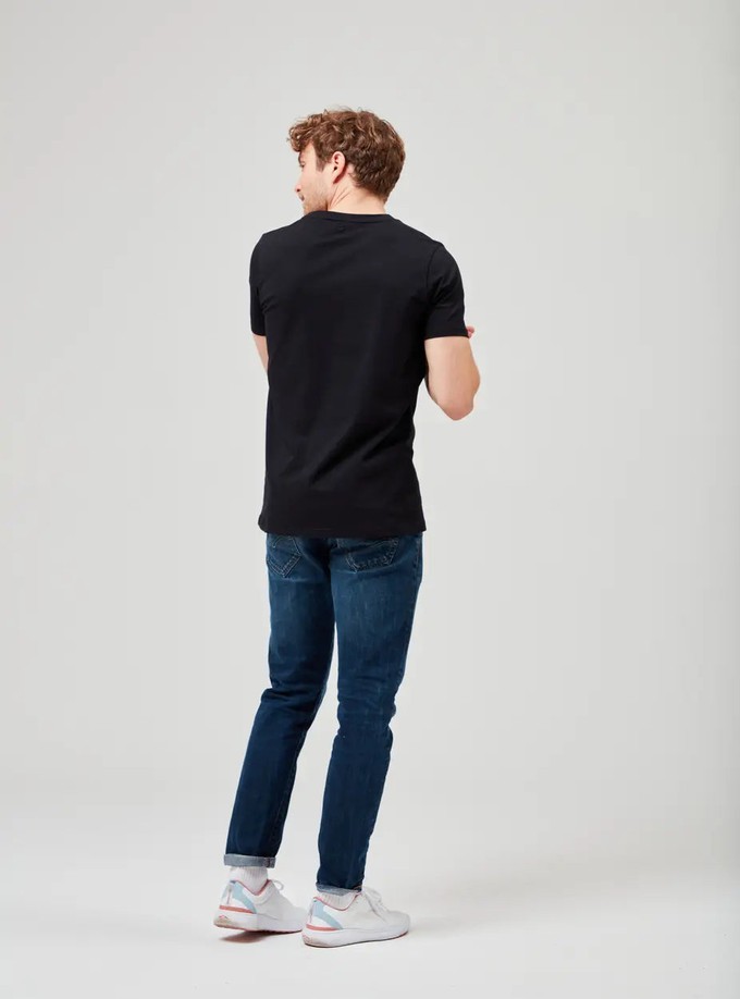 Double pack T-Shirt out of Organic Cotton - Black from COREBASE