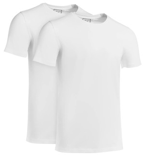 Double pack T-Shirt out of Organic Cotton - Brilliant White from COREBASE