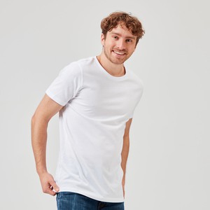 Double pack T-Shirt out of Organic Cotton - Brilliant White from COREBASE