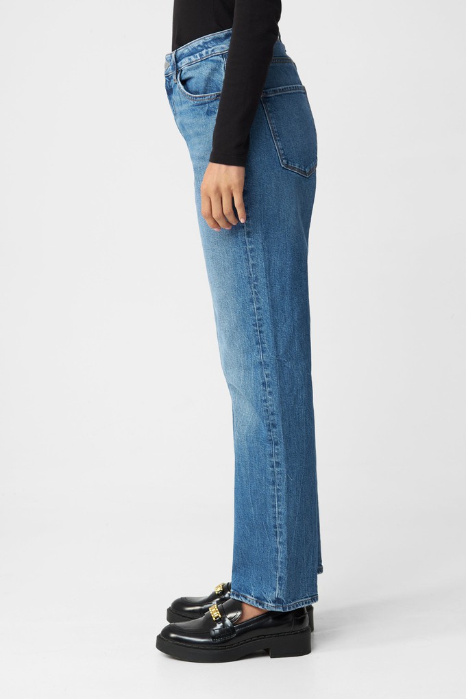 MORNING Regular Straight Minimal Stretch - Classic - Medium Blue from DAWN Denim