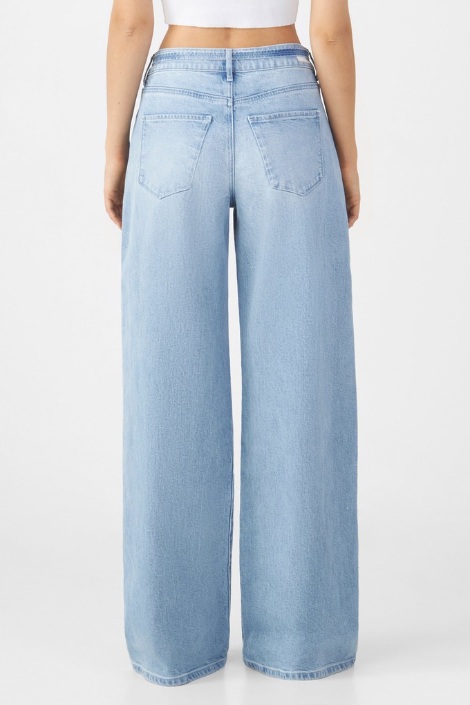 SUNNY Wide Leg Minimal Stretch - Classic - Bright Blue from DAWN Denim