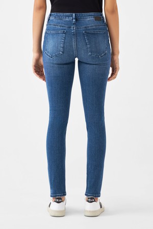 SUN UP Skinny Powerstretch - Basic - Medium Blue from DAWN Denim