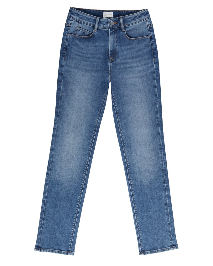 STELLAR Slim Comfortstretch - Classic - Faded Blue from DAWN Denim