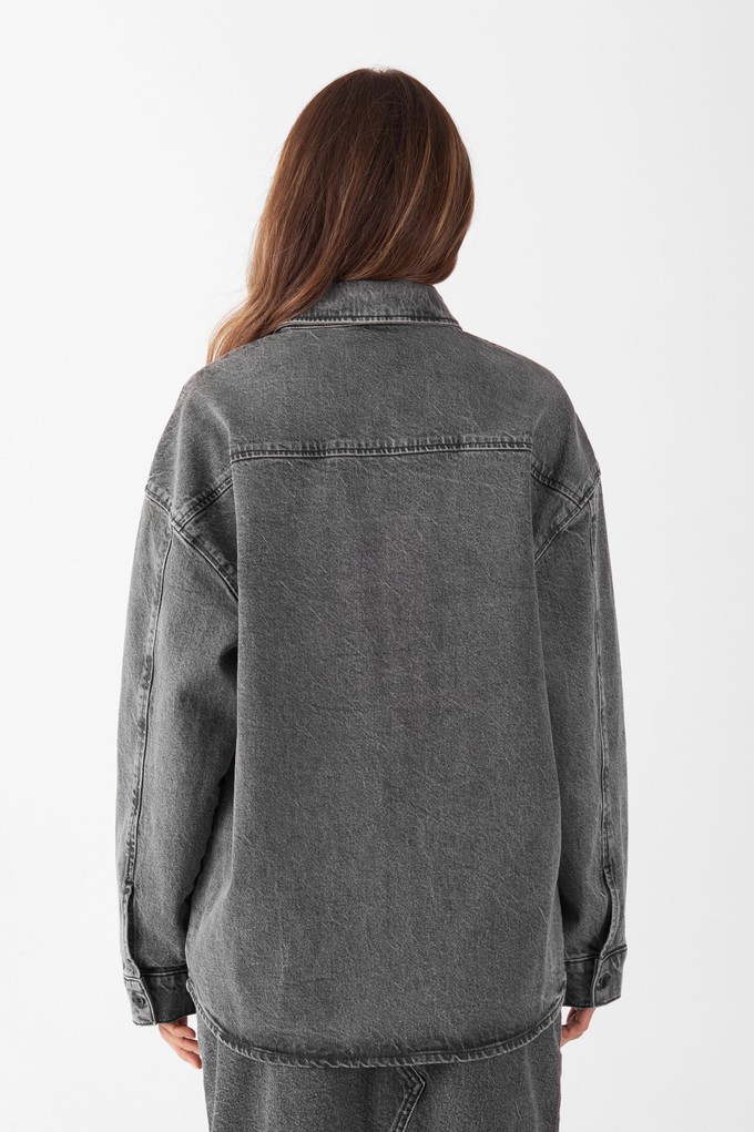 SOLACE - Organic Shirt Jacket - Light Grey from DAWN Denim