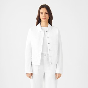 CALLISTO Jacket Soft Organic - Classic - White Denim from DAWN Denim