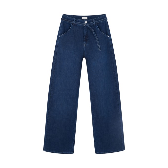 BLINK High Waist Wide - Dark Blue from DAWN Denim