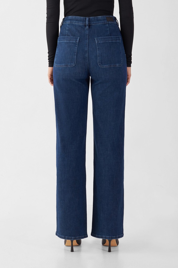 DEW Flared Soft Denim - Worker - Dark Blue from DAWN Denim